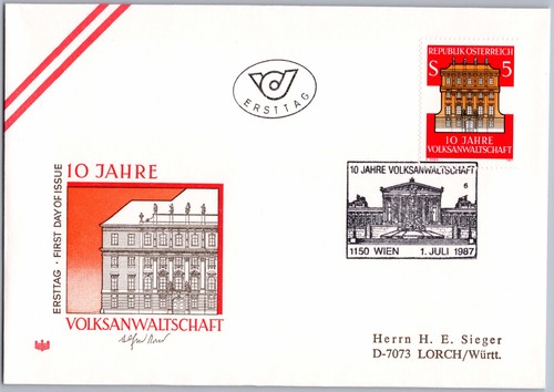 österreich fdc wien - Österreich, 10