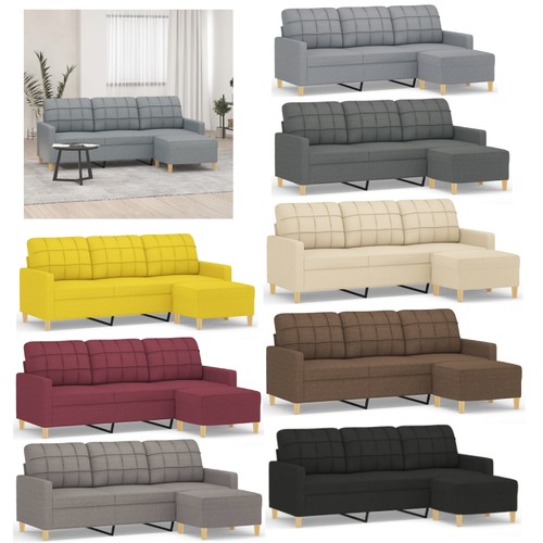 Sitzer sofa mit hocker - mit,