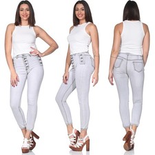 Damen High Waist Skinny Jeans