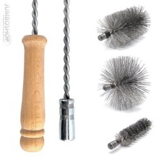 Heizkesselbürste Kaminbesen Kesselbürste Ofenrohrbürste Schubstange Ofenbürste