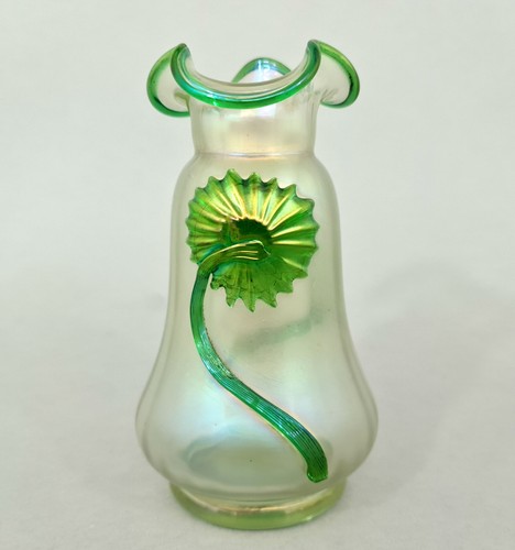 Jugendstil glas vase - glas,