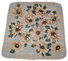 Gobelin Kissenbezug Kissenhülle Bezug Hülle Sonnenblumen