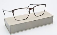 LINDBERG Brille now 6505 C10/10 Dunkelbraun Durchlässig Viereck Leicht M-L