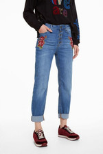 Desigual Jeans Mom Damen Blau