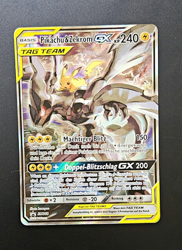 Pikachu zekrom tag team - pikachu, gx