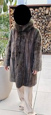 Nerz jacke mit blaufuchs - nerz,