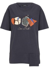 T-Shirt mit Tasche 3/4 Arm Gr