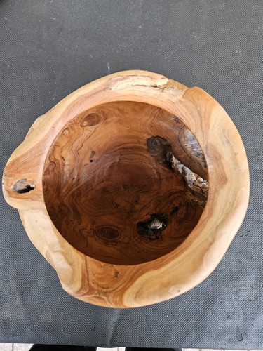 Teak holzvase dekoartikel holz - teak,