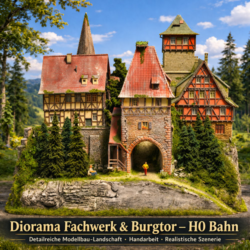 Wunderschönes diorama - diorama, /