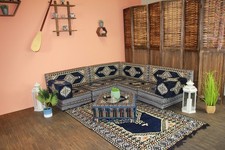 Orientalische Sitzecke, Sark Kösesi, Arabisches Sofa, Sitzkissen, Orient-Deko