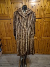 Nerz Murmel Mantel Edel Braun Gr 38 Echt Pelz Fell