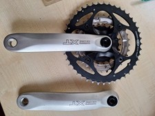 *Shimano Deore XT Kurbel FC-M751 175mm MTB Kurbelset Silber 44/32/22Z*Vintage