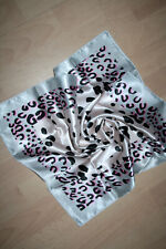  Kleines Tuch Nickituch Satin Creme Schwarz Rosa Grau Polyester ca.50 x 51  Neu!