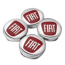 Für Fiat: Silber/Chrome Logo