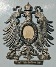 Wanddeko Preussischer Adler mit Soldatenfoto, Patriotisch,I.Weltkrieg, Militaria
