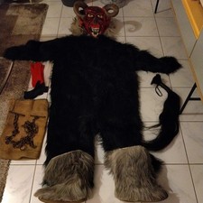 Krampus perchtenmaske fell - krampus,