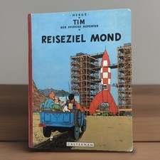 Tim der pfiffige Reporter - Reieziel Mond, Casterman 1. Auflage