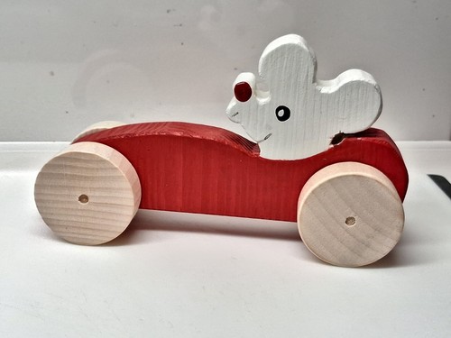 Holzauto maus rennwagen - holzauto.,