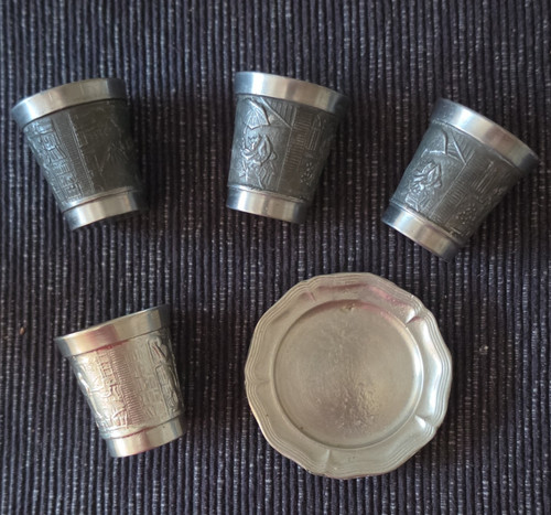 Wmf zinn set 5tlg - wmf, 4x