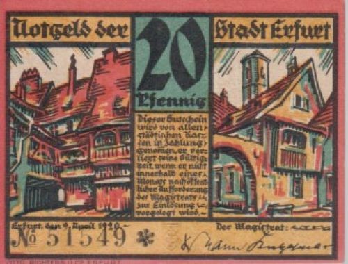 Notgeld serienschein 20 - [notgeld:, serienschein]