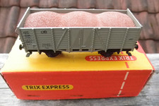 Trix Express 445 (3445) Offener Güterwagen mit Kalkeinsatz  - Neuwertig in OVP