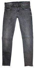 G-Star Herren Jeans Hose 3301 SKINNY Slim Stretch W27 L32 grau gstar raw denim