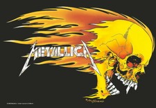 METALLICA FLAGGE FAHNE BURNING