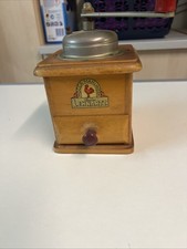 Vinbtage C.A. LEHNARTZ Kaffeemühle Mocca Mahlwerk aus Holz mit Handkurbel