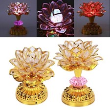 LED bunte Buddha Lotus Lampe