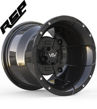 VBW Sport A1 Felge 10x8,ET-32 (3B+5N) LK4/144 Schwarz glanz ATV & Quad