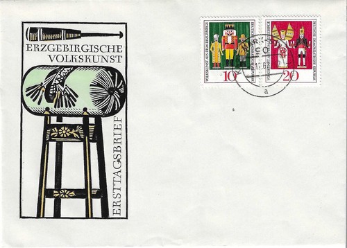 Fdc 1967 volkskunst aus dem - 1967,