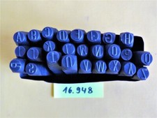 DDR Schlagbuchstaben 6 mm A-Z Einschlagbuchstaben Schlagstempel Punziereisen #