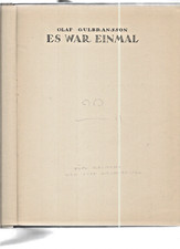 Signiert Olaf Gulbransson Es war einmal! 1934 2x Originalzeichnung Widmung EA