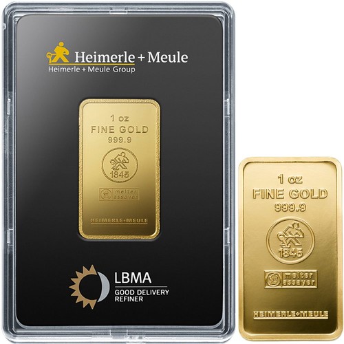 Unze goldbarren heimerle - goldbarren,
