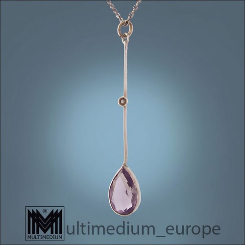 Jugendstil silber anhänger - jugendstil,