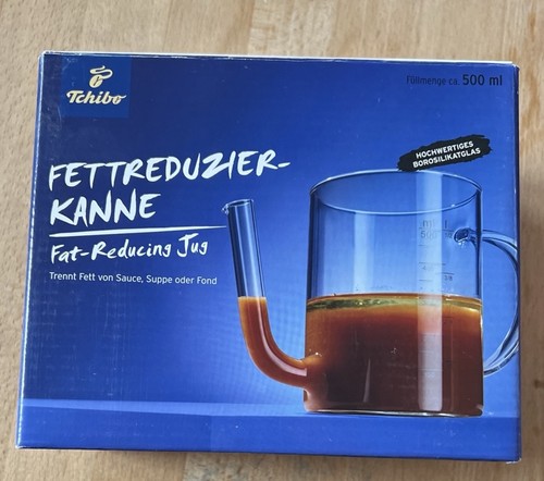 Fett trennkanne aus glas 5l - trennkanne,