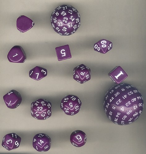 Fanroll d100 dice set 15 - fanroll,