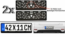  2x Stück Kurz Kennzeichenhalter Für Kurze Kennzeichen im Format 420 x 110 mm ?