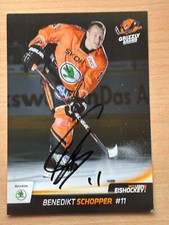 Benedikt Schopper Grizzly Adams Wolfsburg Autogrammkarte orig. signiert #40380