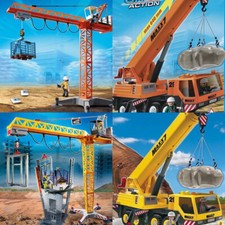 Schwerlastkran/ Hochkran Playmobil Ersatzteile 4036, 9046, 5466, 9399