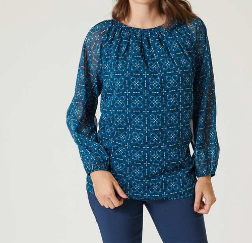 Bluse blau damen - bluse,