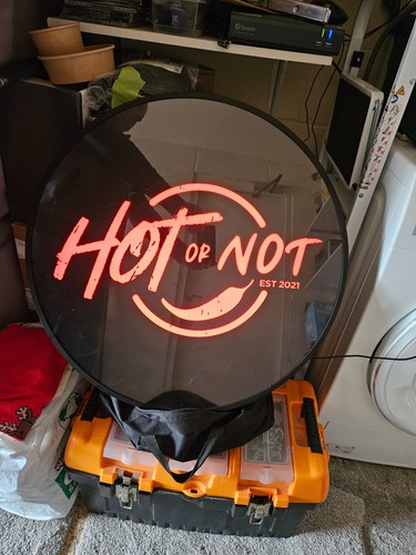 60cm runde leuchtreklame hot - runde,