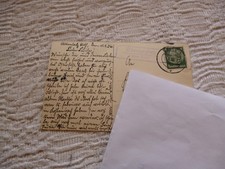 Postkarte mit briefmarke paul - mit,