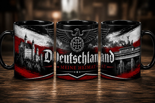 Deutschland meine heimat - heimat, tasse