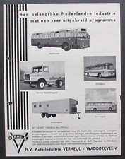Verheul Busse und Nutzwagen –  Mitte 1960er Jahre  * Verkaufsprospekt   /  213