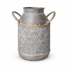 Milchkanne Blechkanne Henkel