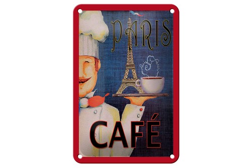 Blechschild reise 12x18 - blechschild, cm