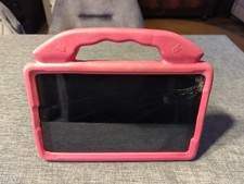 Samsung Galaxy Tab A (2019) 64GB, WLAN + 4G 10,1 Zoll Grau Mit Kinderhülle Pink