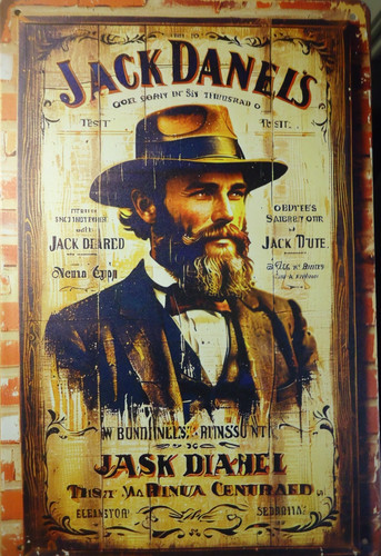 Blechschild jack danel s - blechschild,