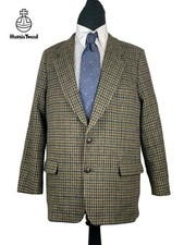 Klassische Blazer HARRIS TWEED Herren Sakko Schurwolle EU 52 / US 42